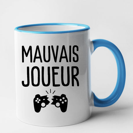 Mug Mauvais joueur Bleu