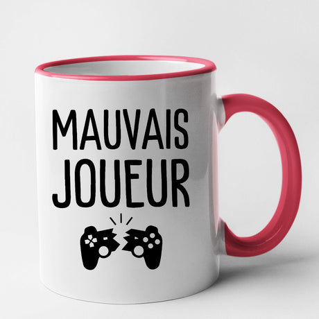 Mug Mauvais joueur Rouge