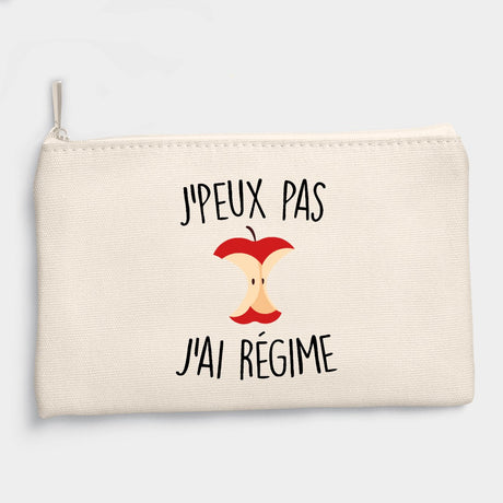 Pochette J'peux pas j'ai régime Beige