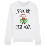 Sweat Adulte J'peux pas c'est Noël 