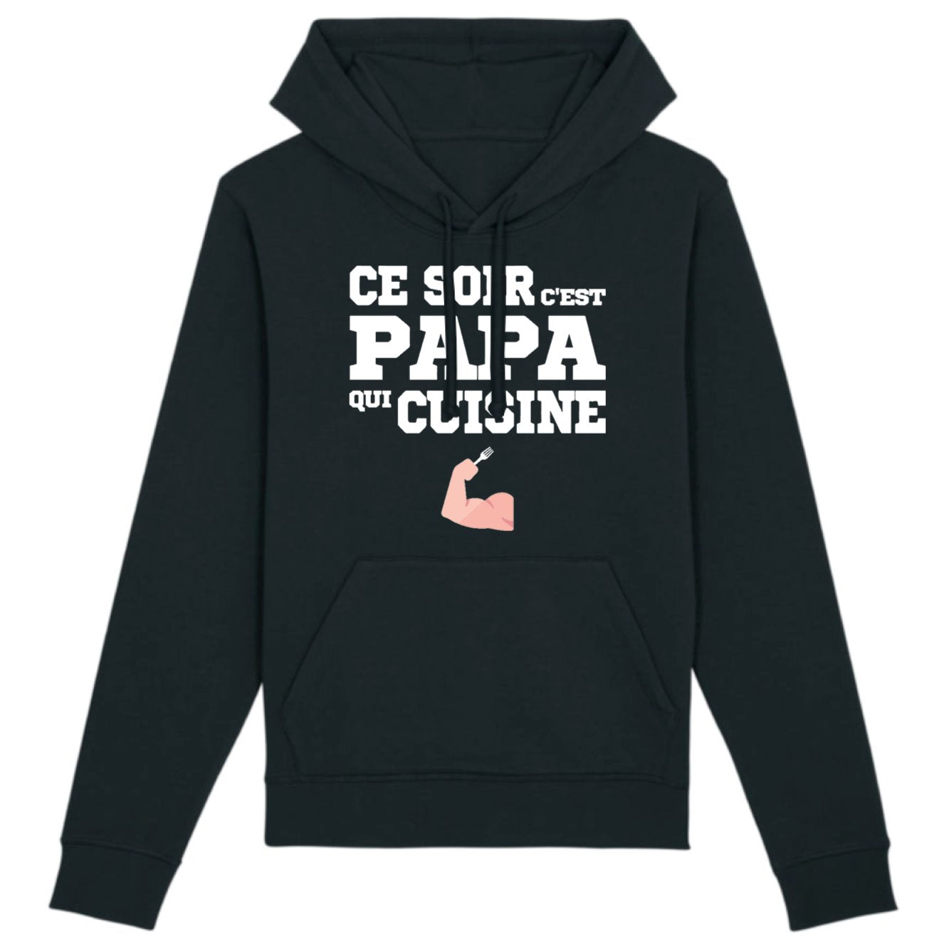 Sweat Capuche Adulte Ce soir c'est papa qui cuisine 