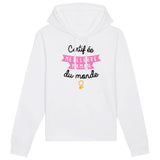 Sweat Capuche Adulte Certifiée meilleure maman du monde 