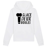 Sweat Capuche Adulte Glace deux boules 