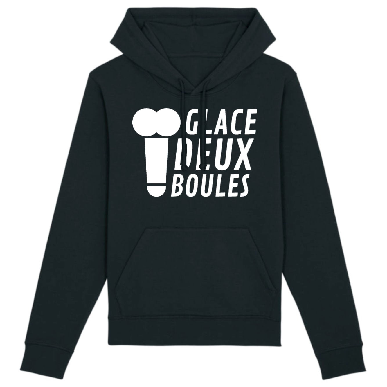 Sweat Capuche Adulte Glace deux boules 