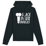 Sweat Capuche Adulte Glace deux boules 