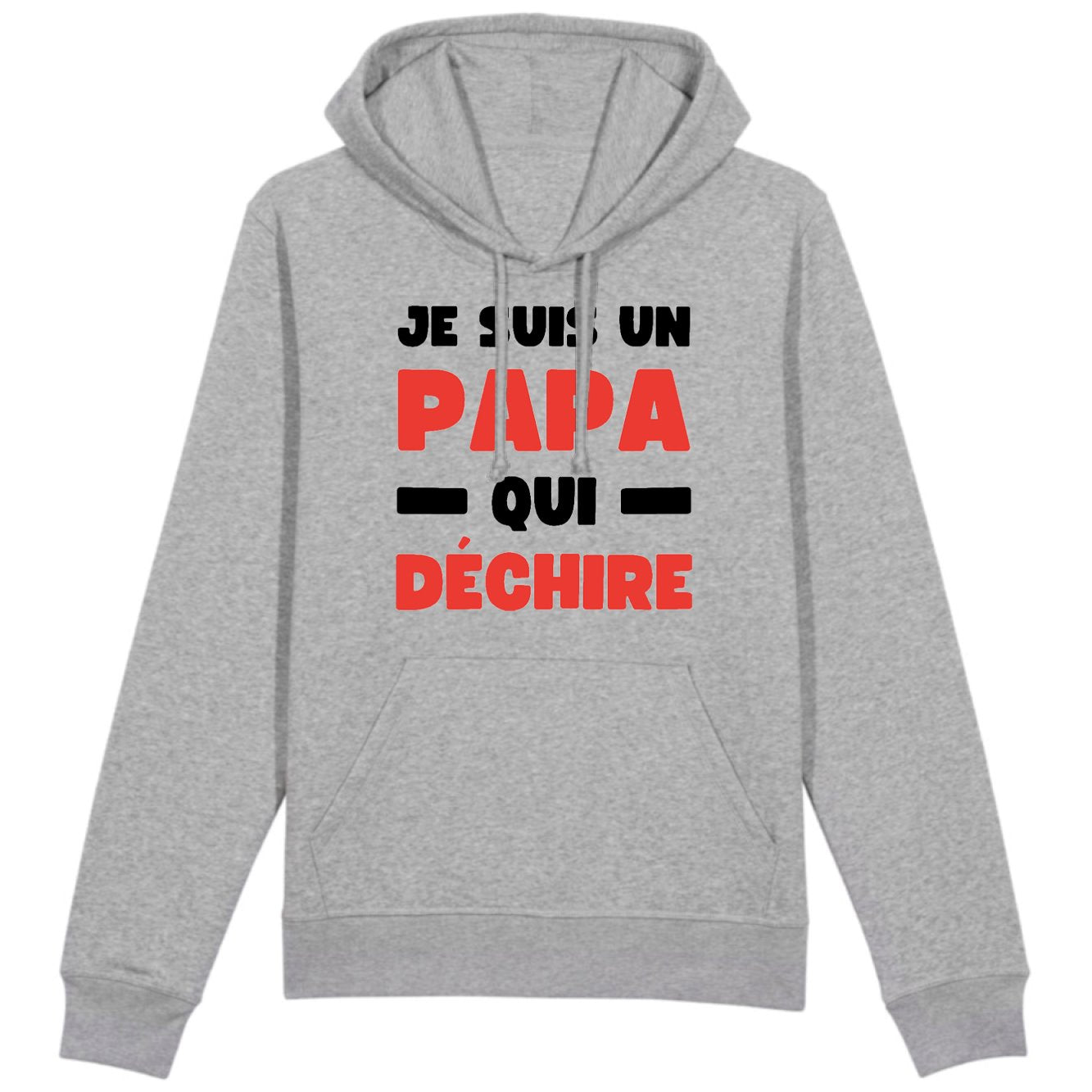 Sweat Capuche Adulte Papa qui déchire 