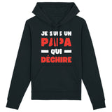 Sweat Capuche Adulte Papa qui déchire 