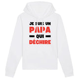 Sweat Capuche Adulte Papa qui déchire 