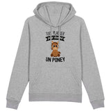 Sweat Capuche Adulte Tout plaquer pour devenir un poney 