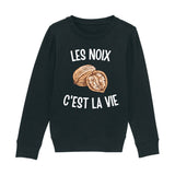 Sweat Enfant Les noix c'est la vie 