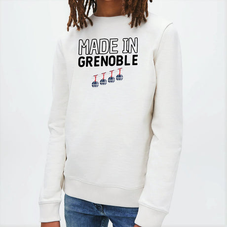Sweat Enfant Made in Grenoble Blanc