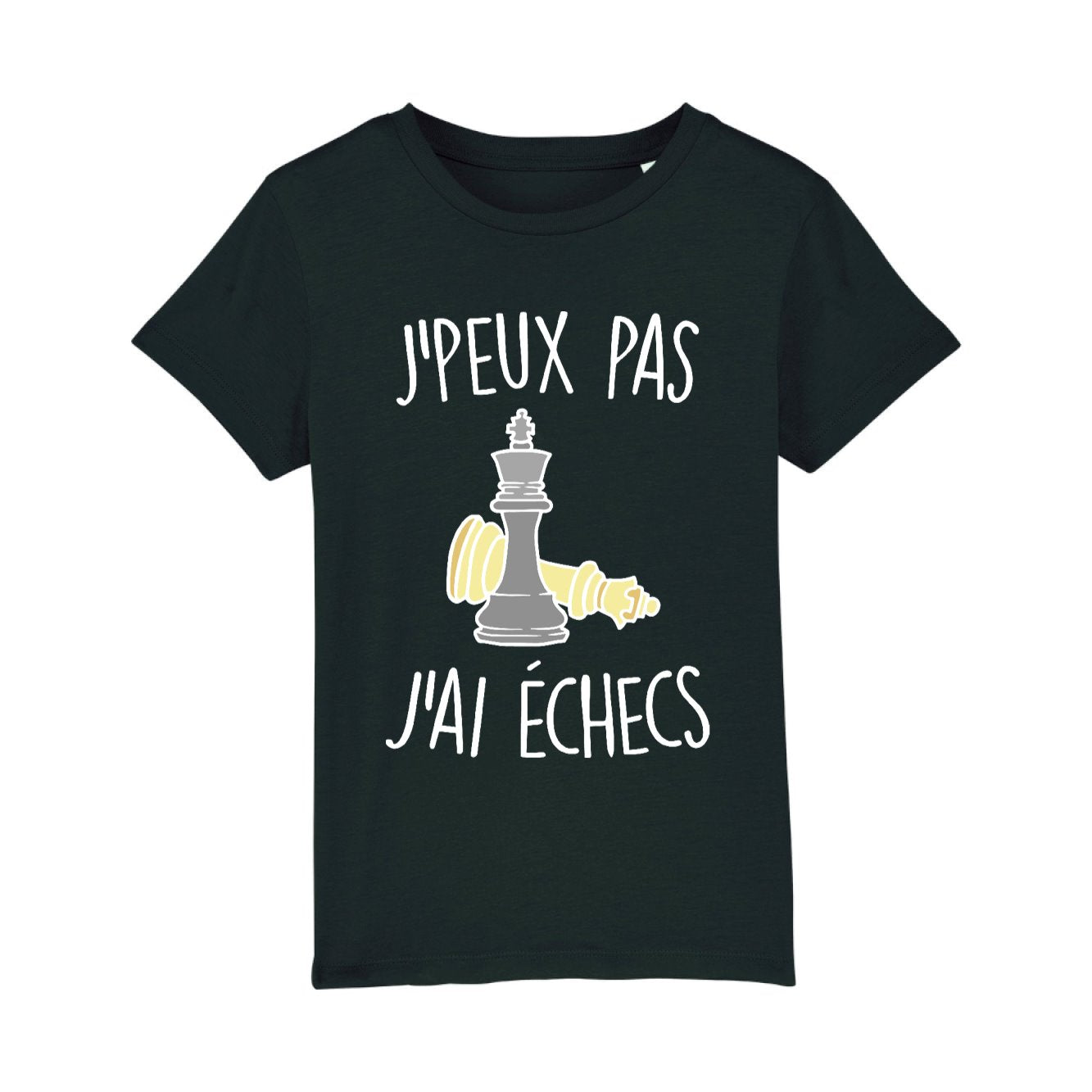 T-Shirt Enfant J'peux pas j'ai échecs 