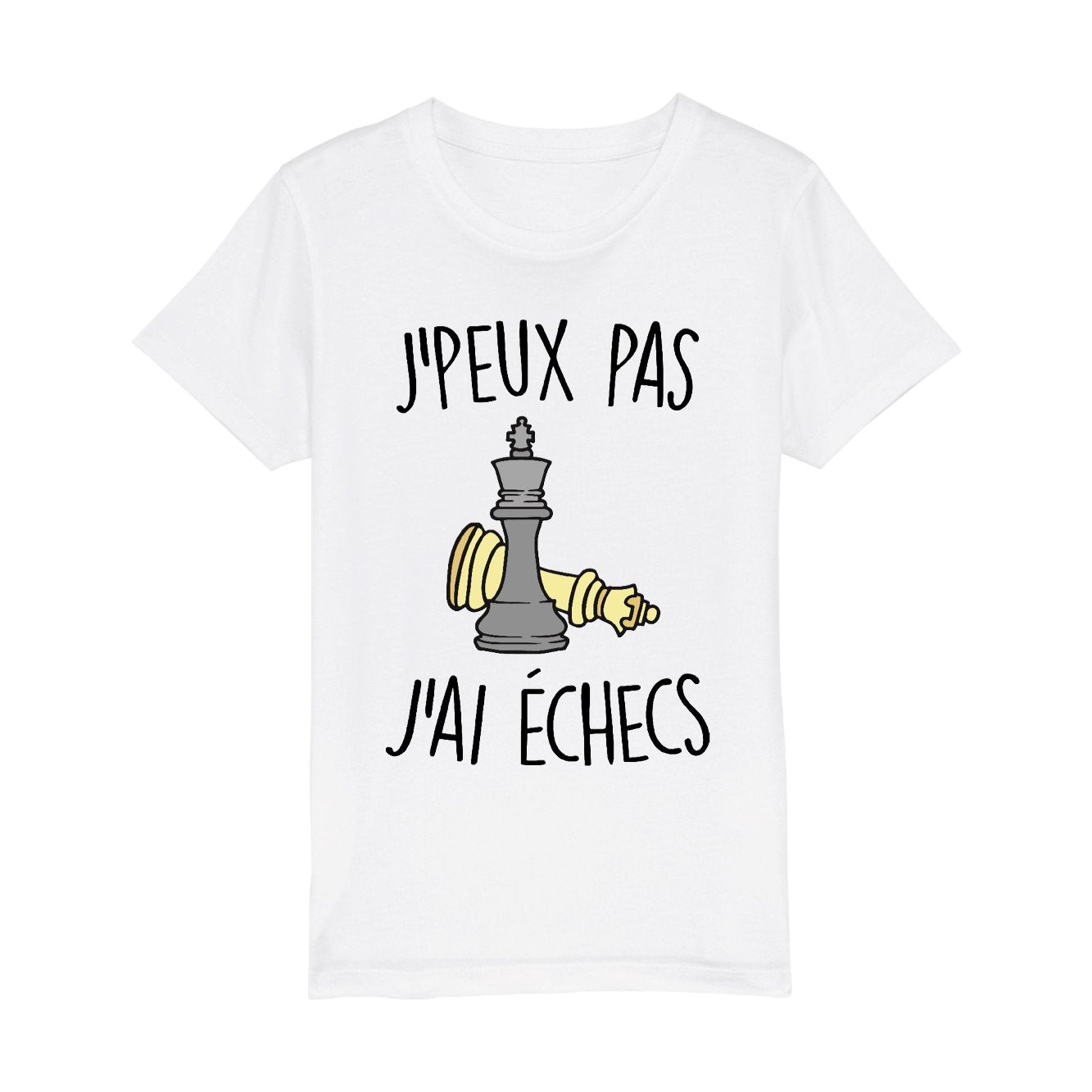 T-Shirt Enfant J'peux pas j'ai échecs 