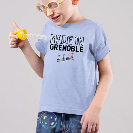T-Shirt Enfant Made in Grenoble Bleu