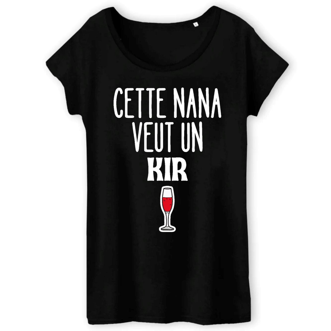 T-Shirt Femme Cette nana veut un kir 