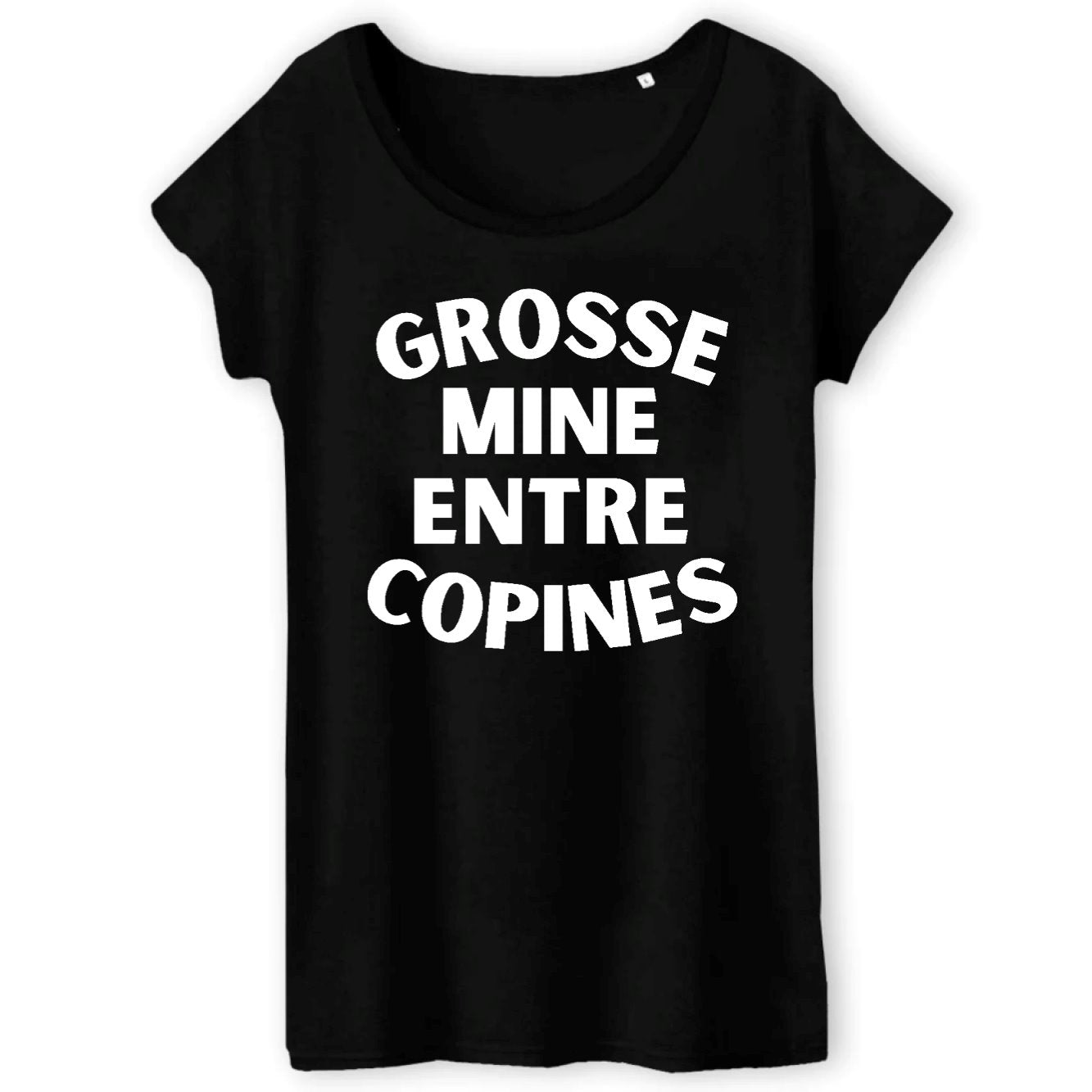 T-Shirt Femme Grosse mine entre copines 