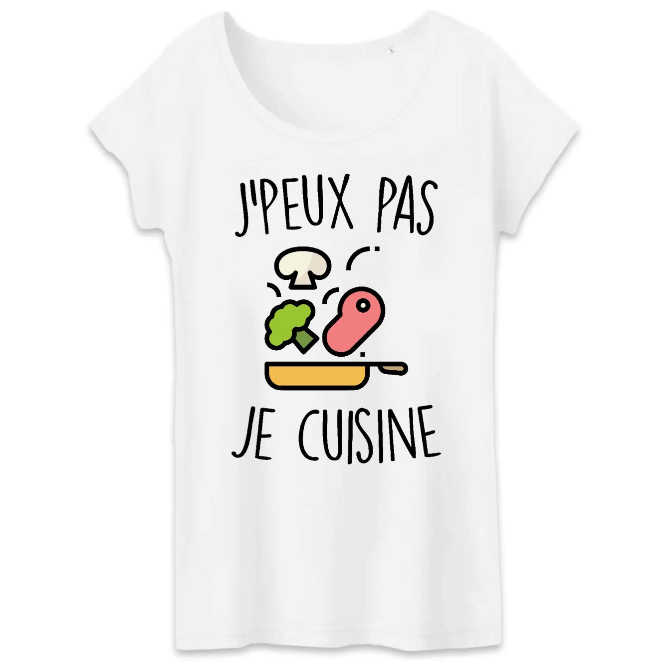 T-Shirt Femme J'peux pas je cuisine 