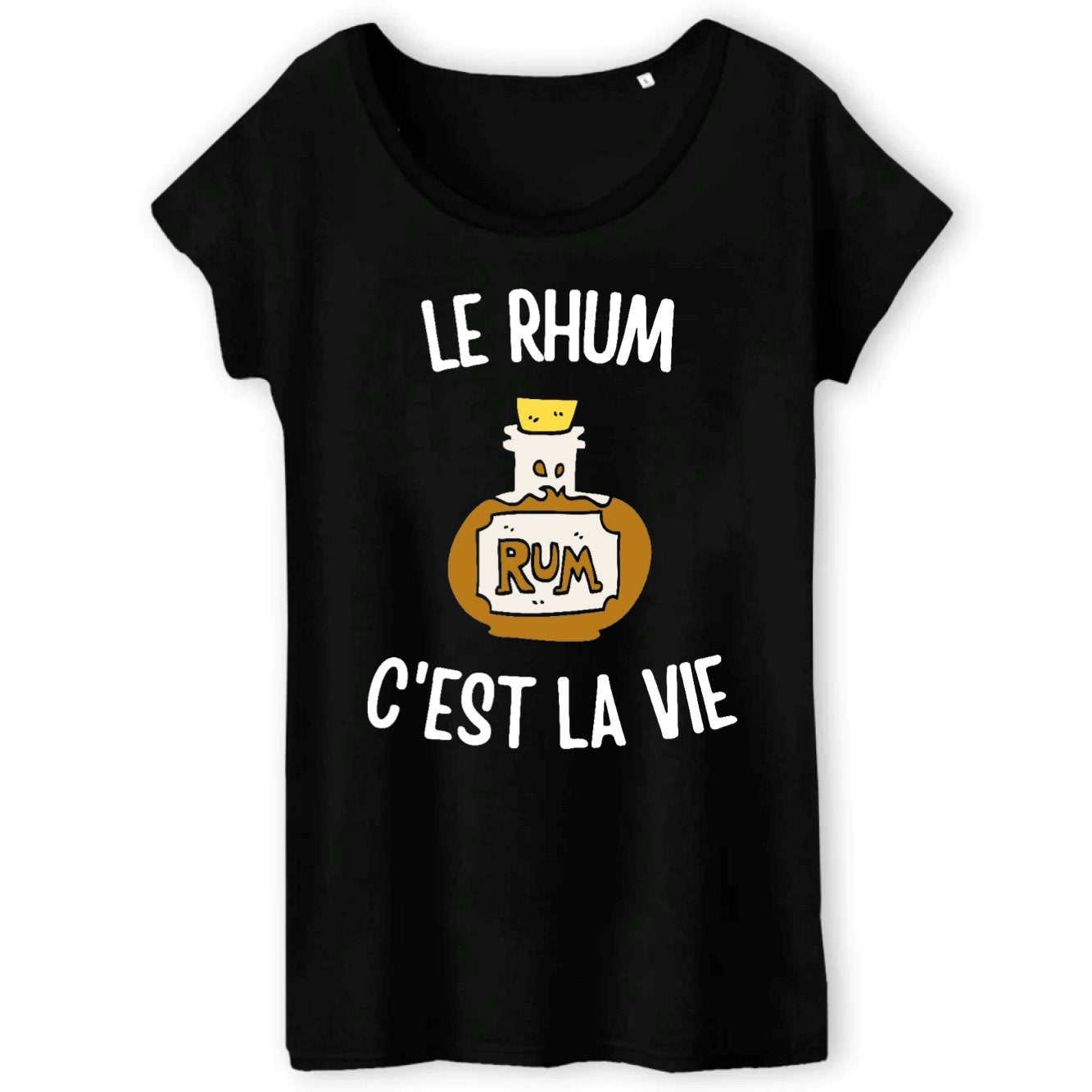 T-Shirt Femme Le rhum c'est la vie 