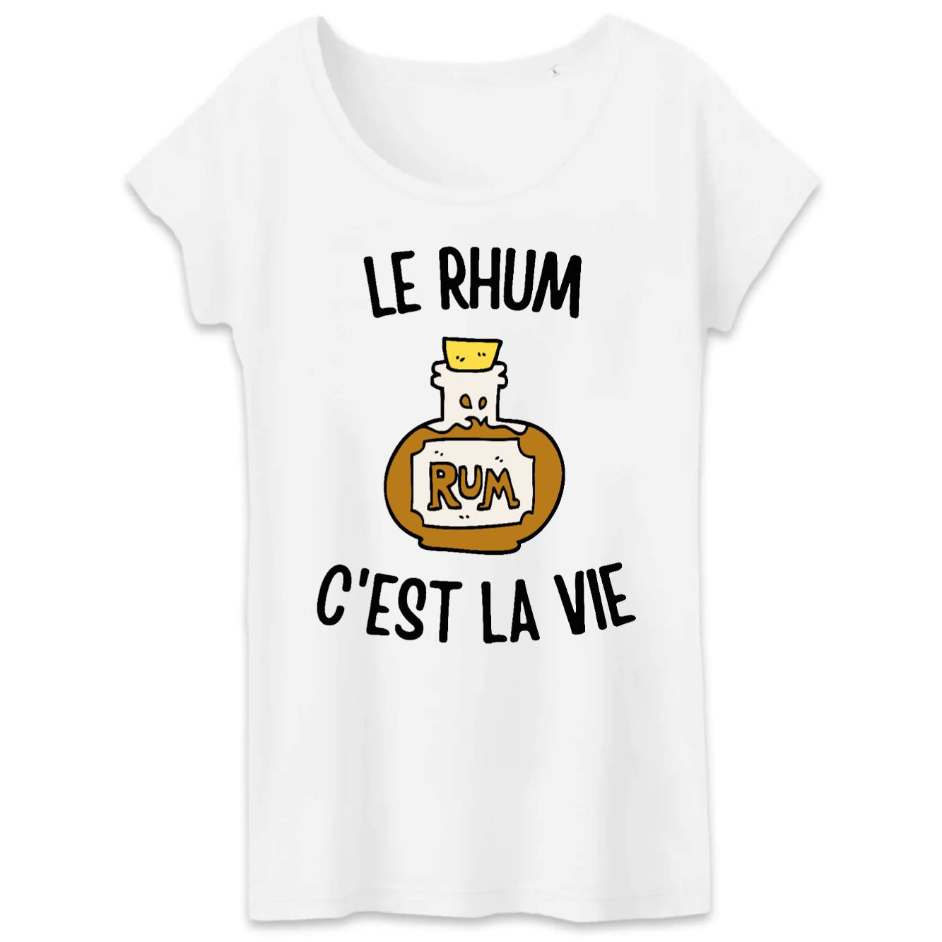 T-Shirt Femme Le rhum c'est la vie 
