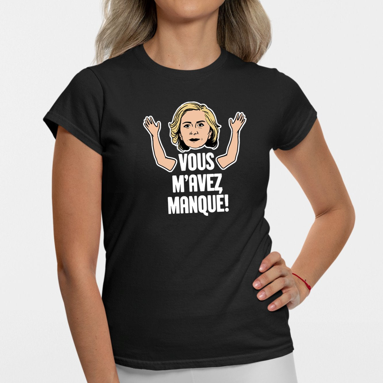 T-Shirt Femme Vous m'avez manqué Noir