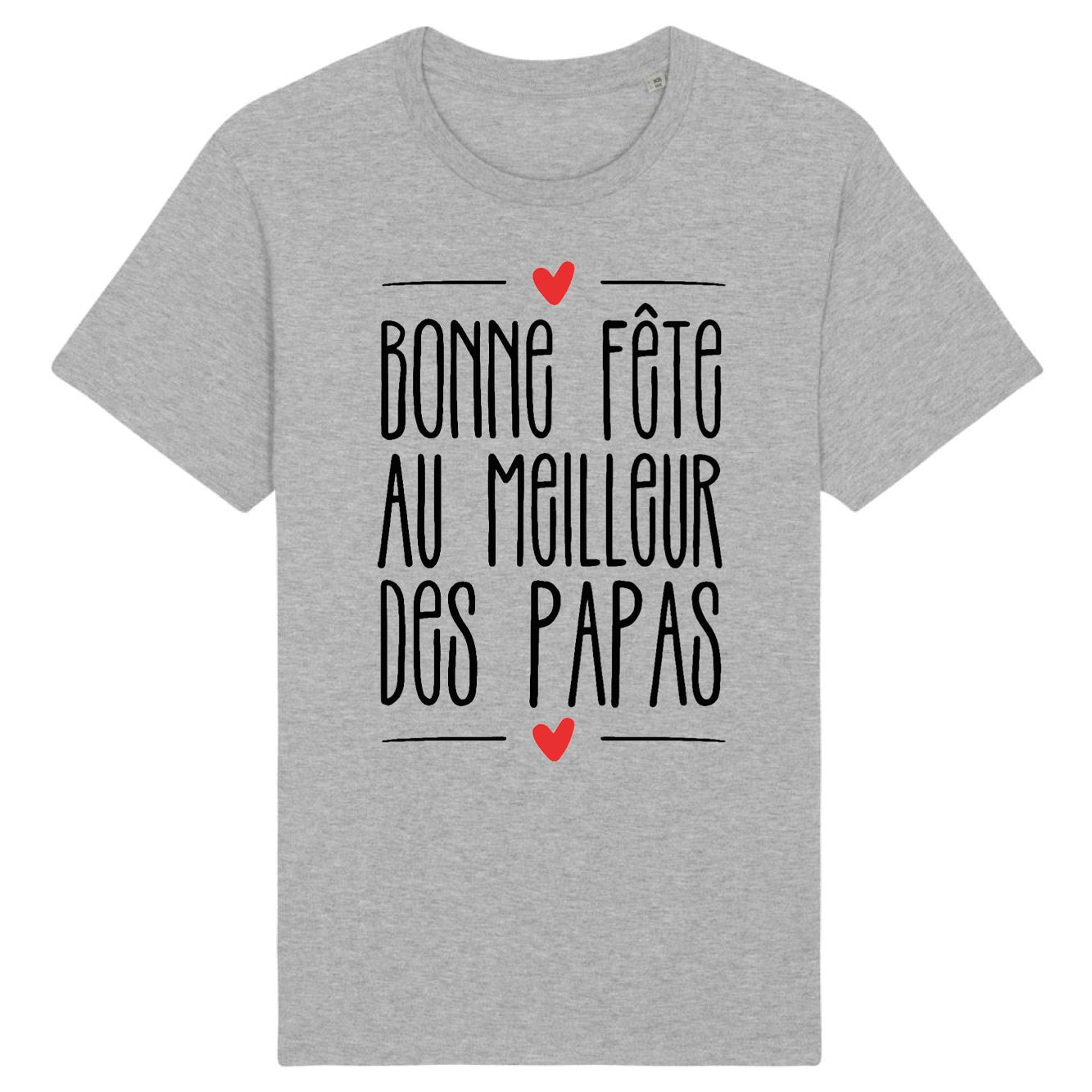 T-Shirt Homme Bonne fête au meilleur des papas 