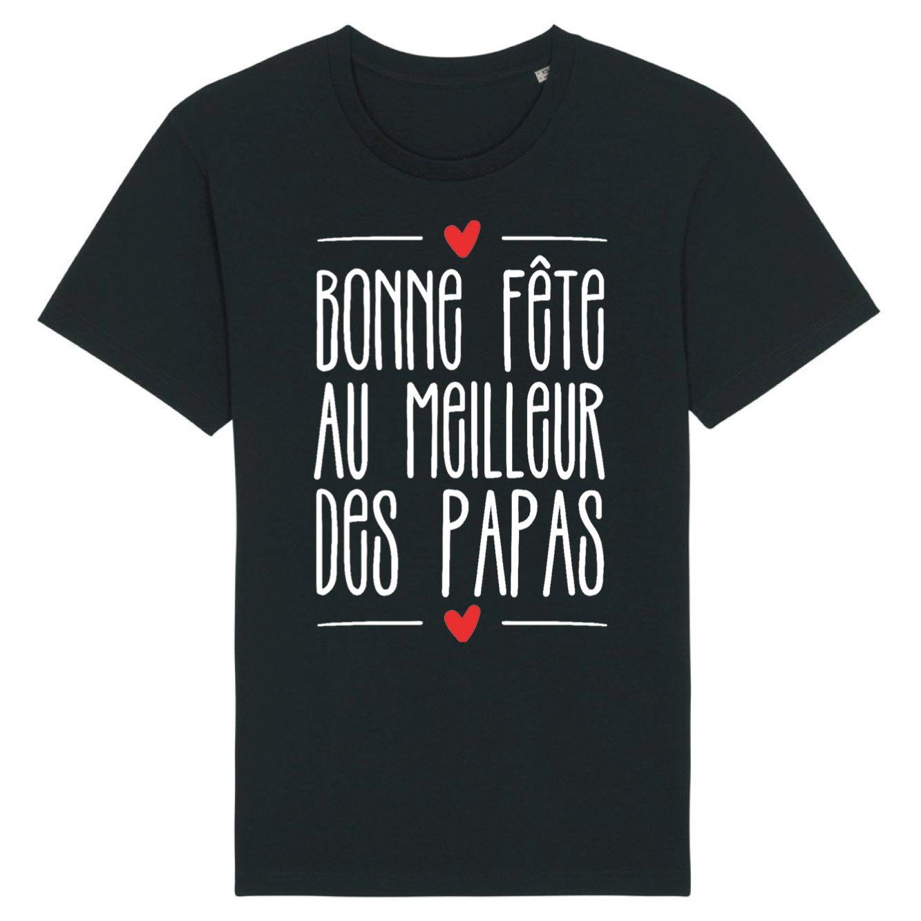 T-Shirt Homme Bonne fête au meilleur des papas 