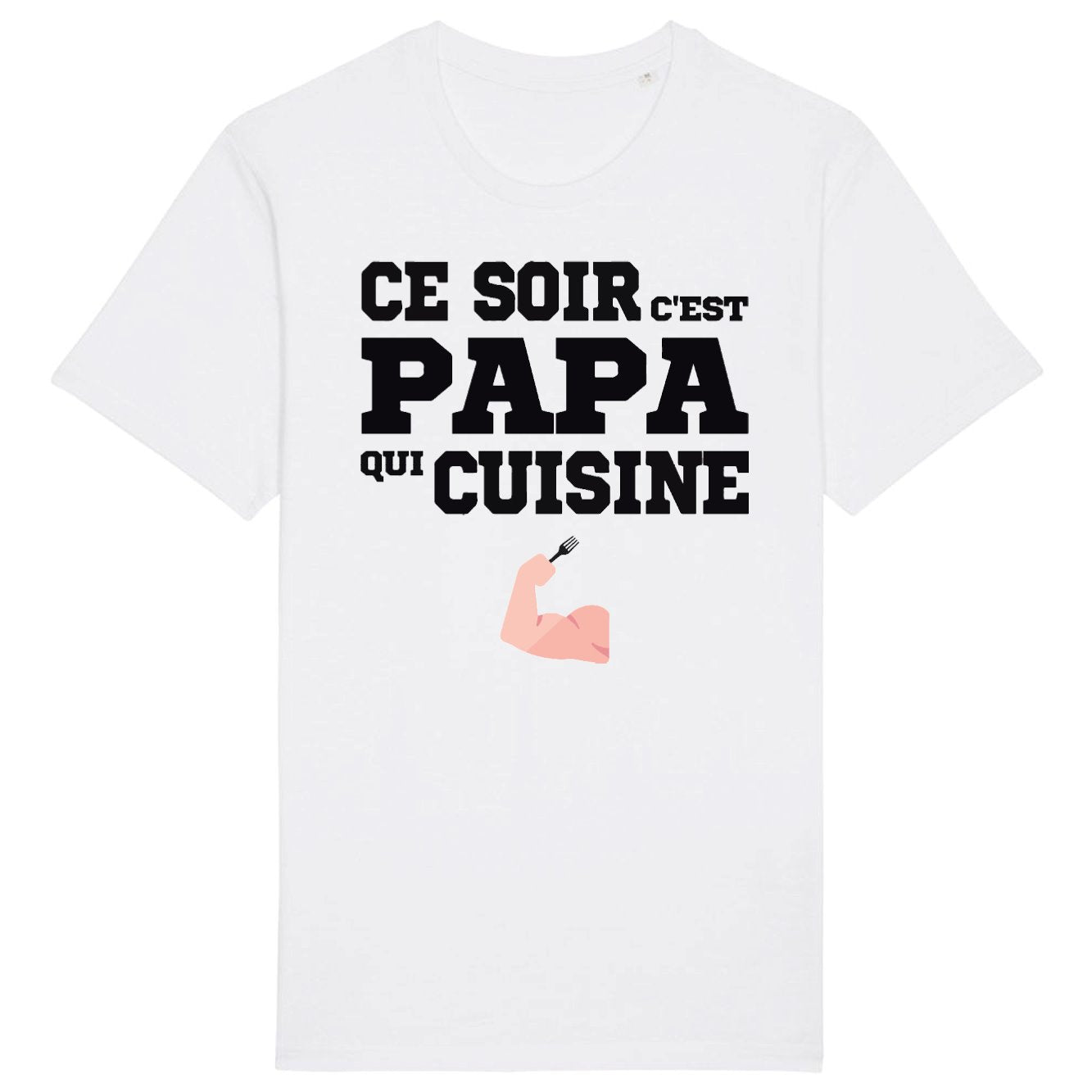 T-Shirt Homme Ce soir c'est papa qui cuisine 