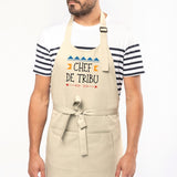 Tablier Chef de tribu Beige
