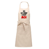 Tablier Ici le chef c'est moi 