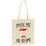 Tote bag J'peux pas j'ai régime 