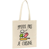 Tote bag J'peux pas je cuisine 