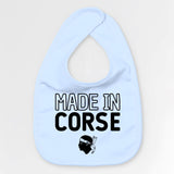 Bavoir Bébé Made in Corse Bleu