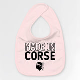 Bavoir Bébé Made in Corse Rose
