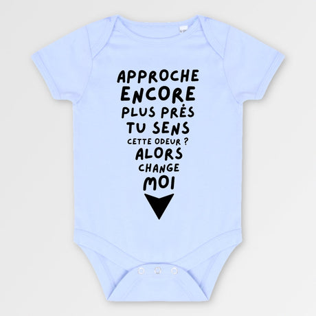 Body Bébé Approche plus près et change moi Bleu