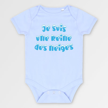 Body Bébé Je suis une reine des neiges Bleu