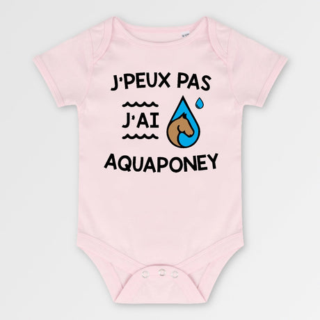 Body Bébé J'peux pas j'ai aquaponey Rose