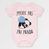 Body Bébé J'peux pas j'ai panda Rose