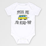 Body Bébé J'peux pas j'ai road-trip Blanc