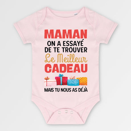 Body Bébé Le meilleur cadeau pour maman Rose