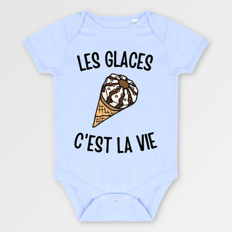 Body Bébé Les glaces c'est la vie Bleu