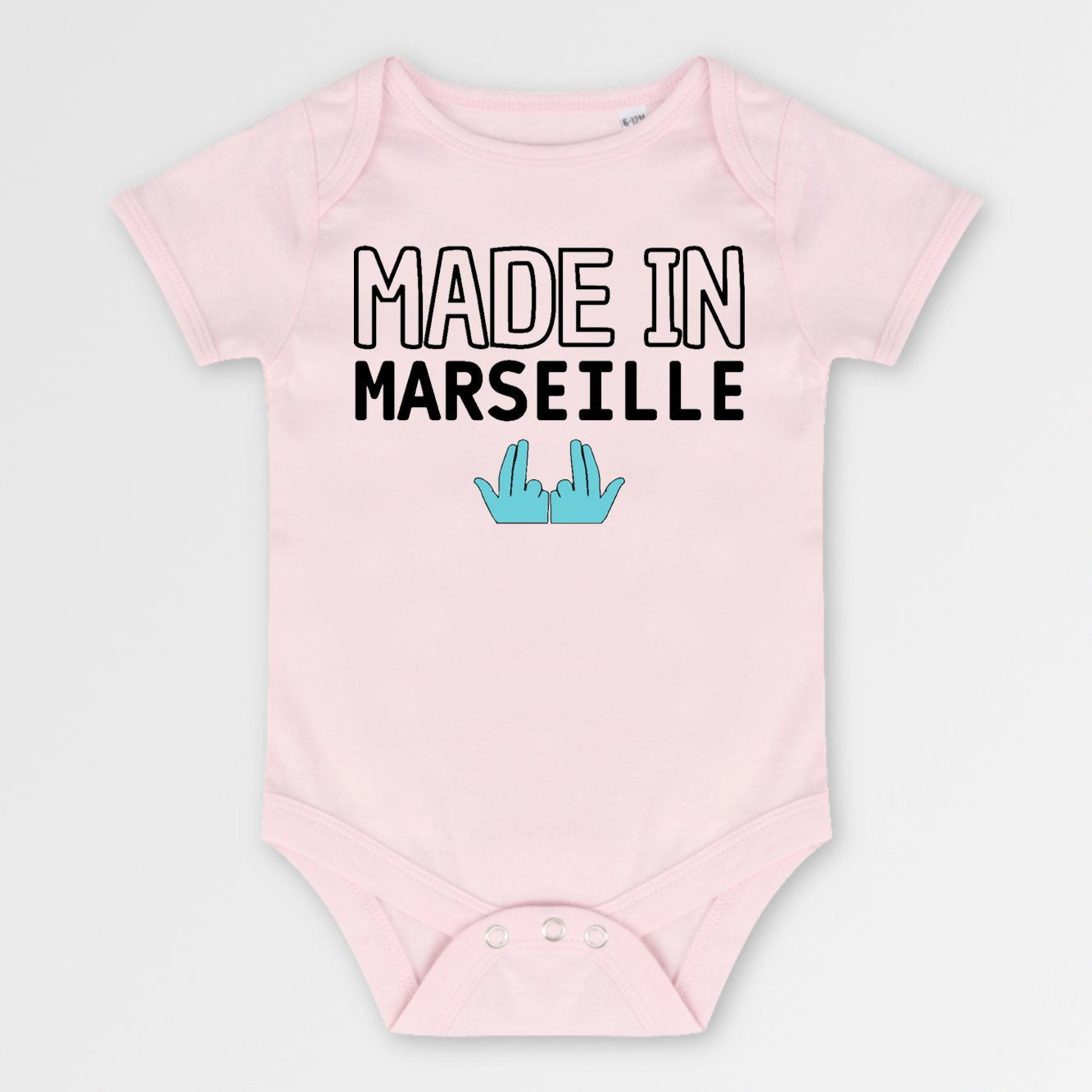 Body Bébé Made in Marseille Rose
