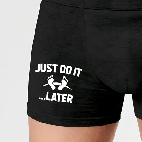 Boxer Homme Just do it later Noir