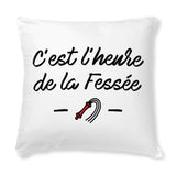 Coussin C'est l'heure de la fessée 