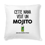 Coussin Cette nana veut un mojito 