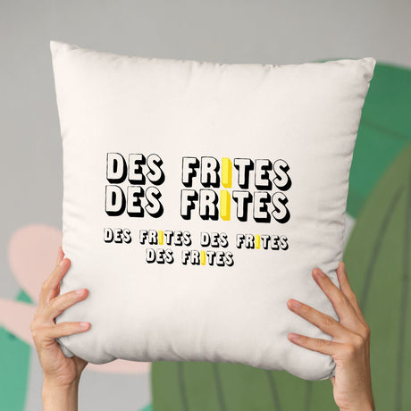 Coussin Des frites des frites Beige