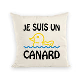 Coussin Je suis un canard 