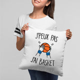 Coussin J'peux pas j'ai basket Blanc