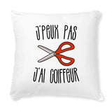 Coussin J'peux pas j'ai coiffeur 
