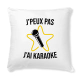 Coussin J'peux pas j'ai karaoke 