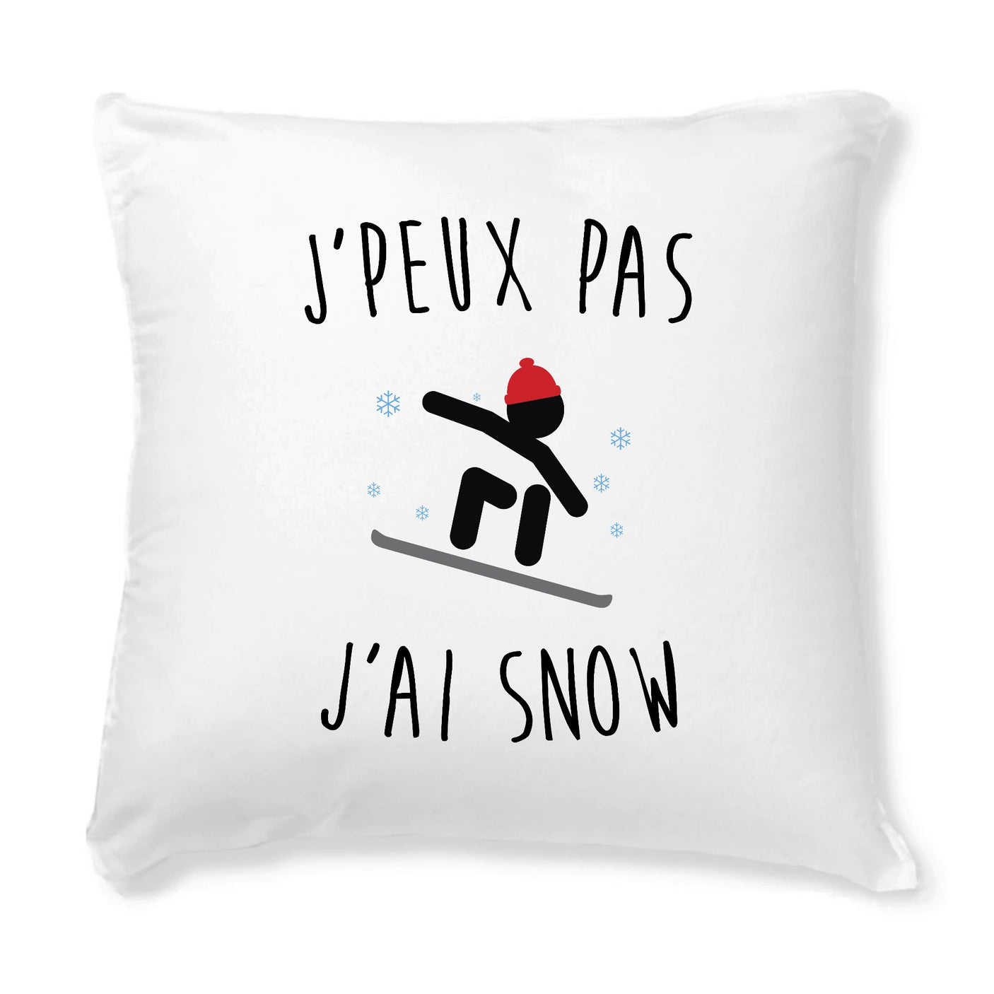 Coussin J'peux pas j'ai snow 